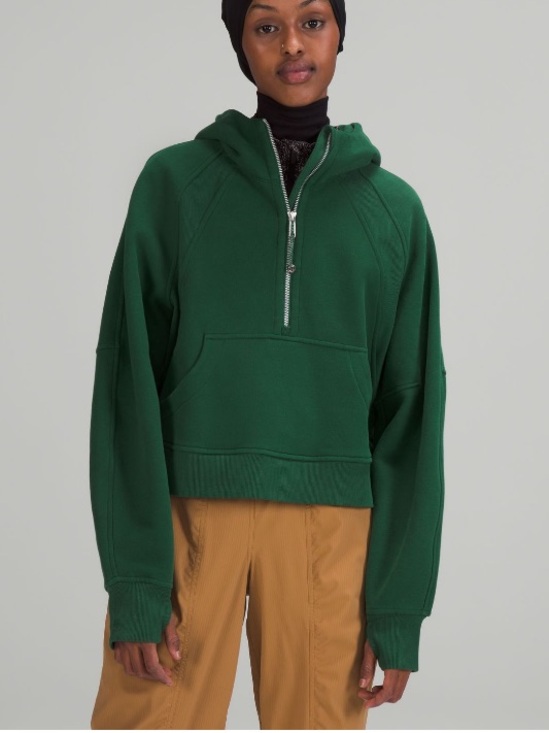 lululemon athletica Tops - Lululemon Scuba in Everglade Green
